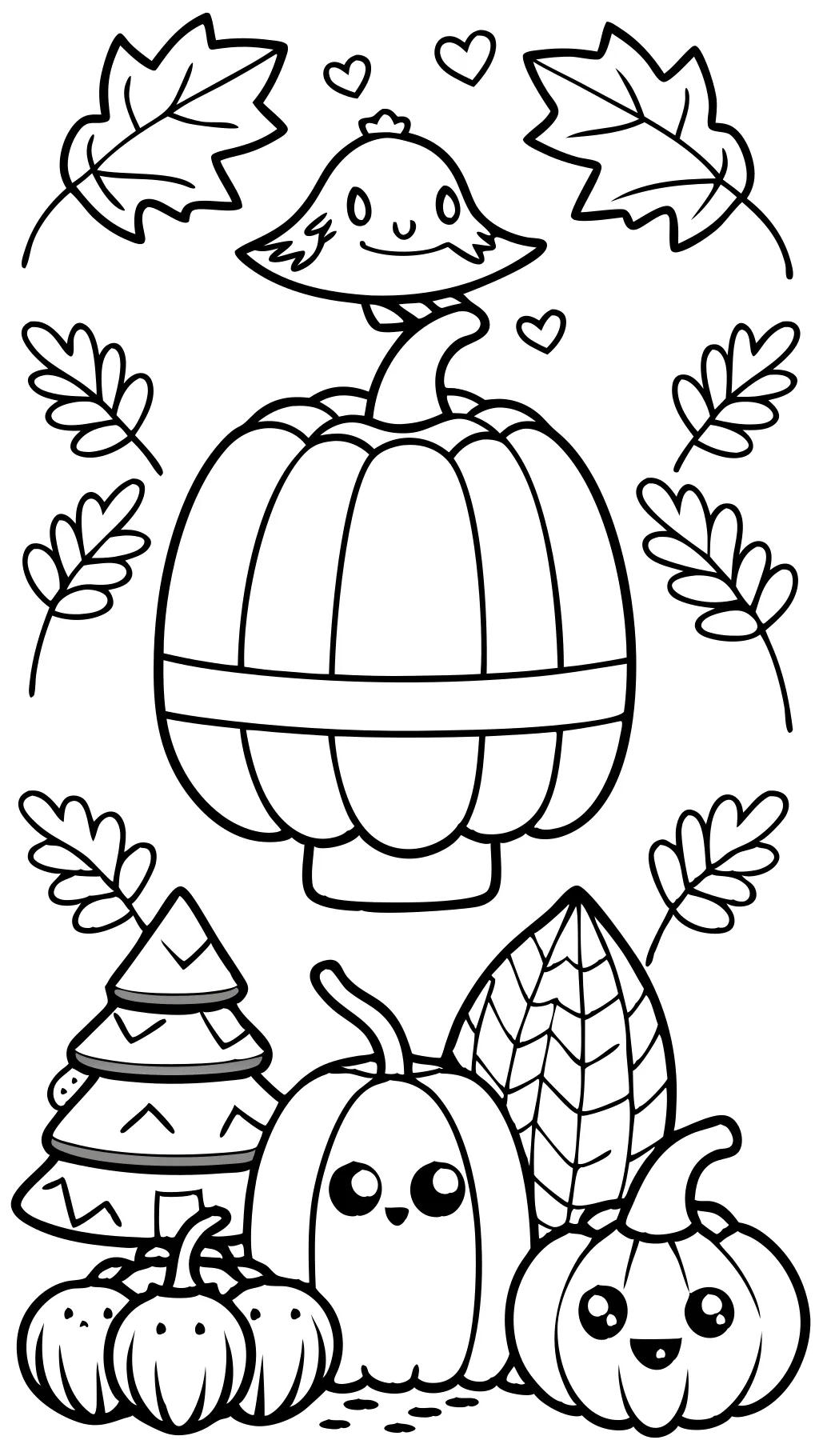 fall free printable coloring pages